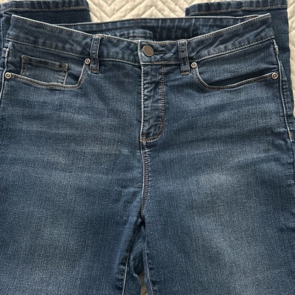 Blue Skinny Jeans with Dark Indigo Wash size 10 - Picture 5 of 11